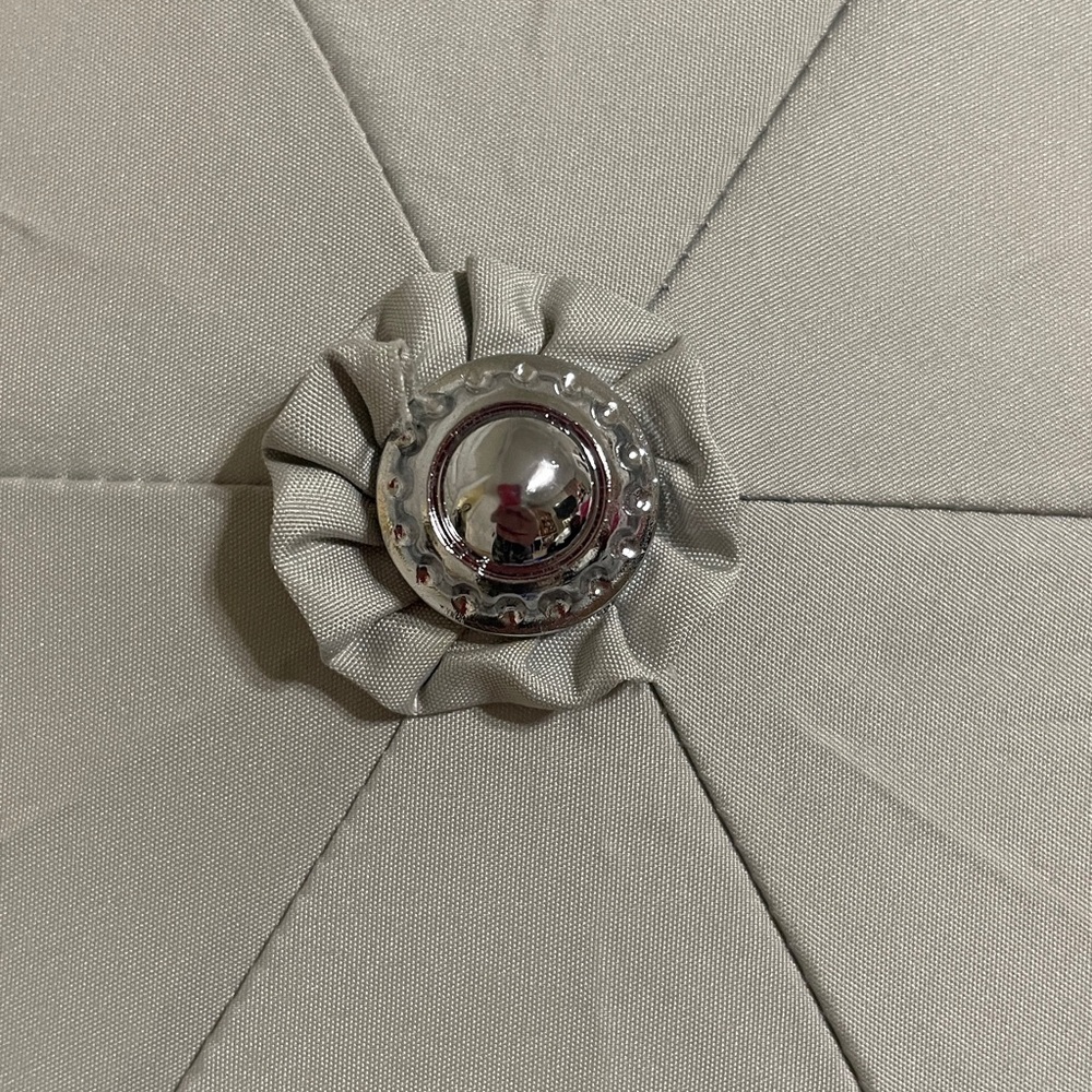 Fendi Light Gray Designer Folding Umbrella - Picture 2 of 10